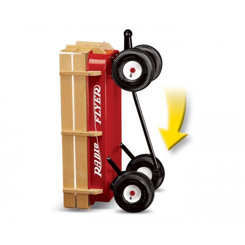 radio flyer all terrain steel wood wagon classic flyer by kettler all terrain air tire metal wagon