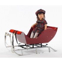 Prancer Red Snow Sleigh