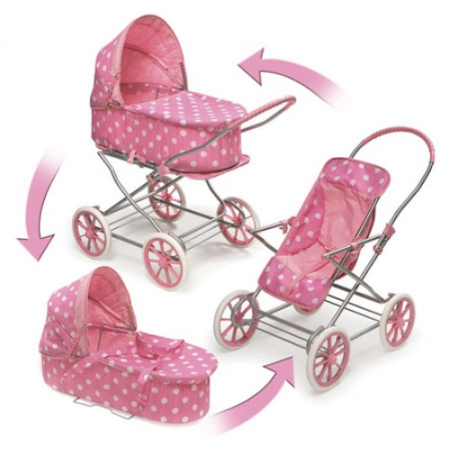 zoom 3 in 1 dolls pram