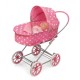 3-in-1 Pink White Polka Dots Doll Pram, Carrier, & Stroller - 00563.jpg