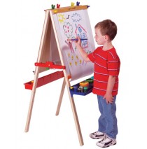 Melissa & Doug Deluxe Standing Easel & Chalkboard