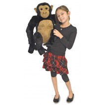 Melissa & Doug Chimpanzee Plush Stuffed Animal