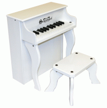 Schoenhut Elite Spinet Toy Piano 25 Key White