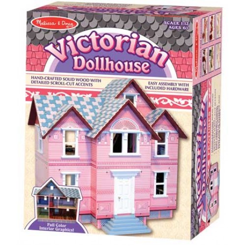 Melissa and doug cheap heirloom victorian doll house
