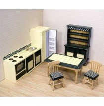 Melissa & Doug Victorian Dollhouse Kitchen Furniture Set