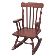 Child's Colonial Spindle Rocking Chair Cherry