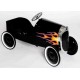 34 Classic Black Hot Rod Pedal Car