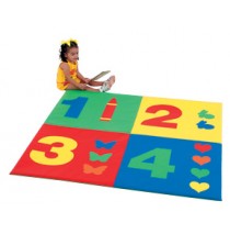 1-2-3-4 Mat (5 foot square) by Childrens Factory