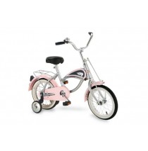 Morgan Cycle 14" Morgan Cruiser Bicycle with Training Wheels in Pink