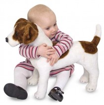 Melissa & Doug Jack Russell Terrier Plush Dog