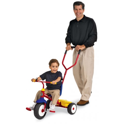 deluxe steer stroll trike by radio flyer model 53 deluxe big flyer