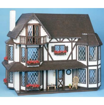 The Harrison Dollhouse Kit by Greenleaf - 8006-Harrison-Painted-360x365.jpg