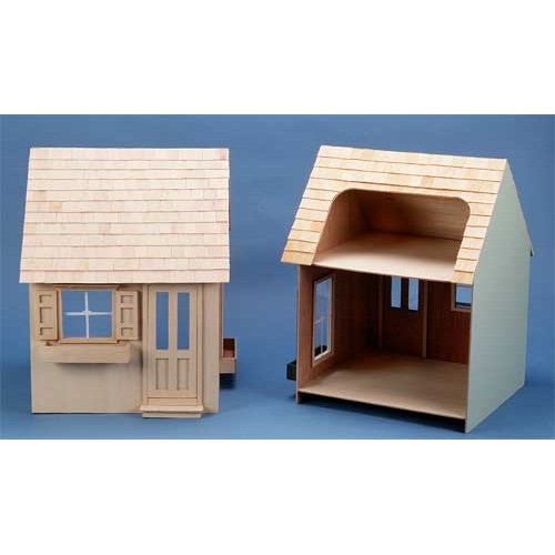 wood dollhouse kit