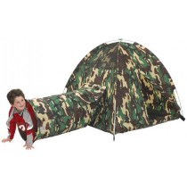 Command HQ Camouflage Play Tent & Tunnel Combo  