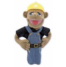 Melissa & Doug Hand Puppet - Construction Worker