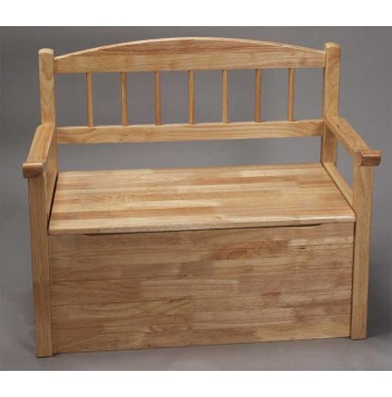 Deacon Style Bench & Toy Box on Casters in Natural finish - Deacon-Bench-Natural-360x365.jpg