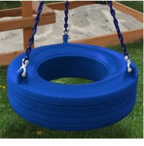 Gorilla Playsets 360 Tire Swing - Blue