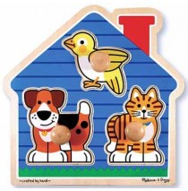 House Pets Jumbo Knob Puzzle Melissa & Doug