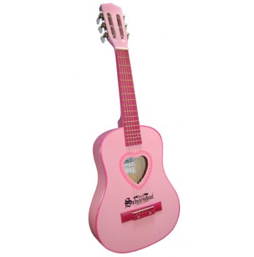 Schoenhut Kids Acoustic 30 inch Guitar in Pink - Pink-Guitar-360x365.jpg