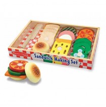 Sandwich Making Set - Wooden Play Food