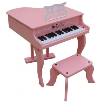 Schoenhut Fancy Baby Grand Toy Piano 30 Key Pink - Schoenhut3005P-360x365.jpg