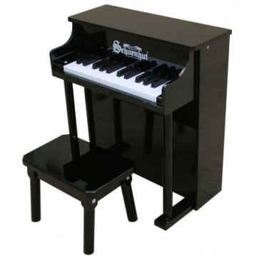 Schoenhut Traditional Spinet Toy Piano 25 Key Black - Schoenhut6625B-360x365.jpg