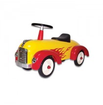 Speedster Hot Dog Racer in Yellow Flamed