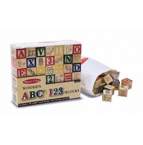 Wooden ABC/123 Blocks Melissa & Doug