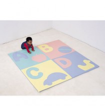 ABCD Crawly Mat Pastel by Childrens Factory