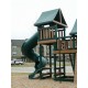 Kidwise Congo Monkey Playsystems #3 Swing Set Green & Sand - grbrmonkey.jpg