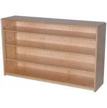 Mainstream Single Storage Unit with 3-Adjustable Shelves, 48''w x 12''d x 30''h