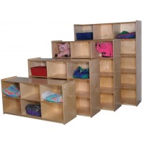 Deluxe Jumbo Cubbies for 6, 24''h (Mainstream shown - front unit in photo)