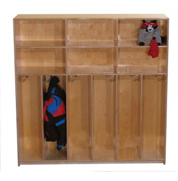 Mainstream Divided Preschool Lockers for 4, 24''w x 12''d x 48''h (Lockers for 6 shown) - sf1255_psdivlkrcub6-360x365.jpg