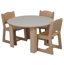 Mainstream Toddler 60'' Round Table 18h (20''h, 36'' table shown; chairs not included)