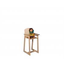 Mainstream Toddler Doll High Chair, 15''w x 15''d x 26''h