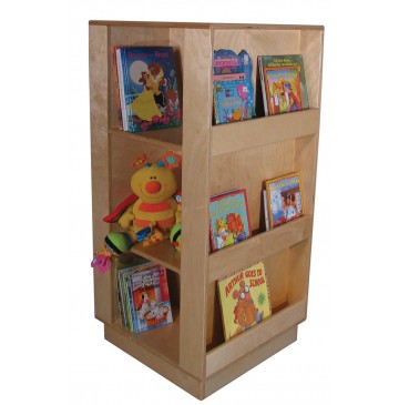 Mainstream Mobile Library Center, 24''w x 24''d x 50''h (shown without casters) - sf357k-library-display-360x365.jpg