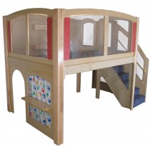 Strictly For Kids Mainstream Preschool Navigator 1 Wave Loft with Beige Carpet (Blue shown)