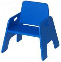 Indoor/Outdoor Toddler Stack Chair, Blue, 6Â½''h seat