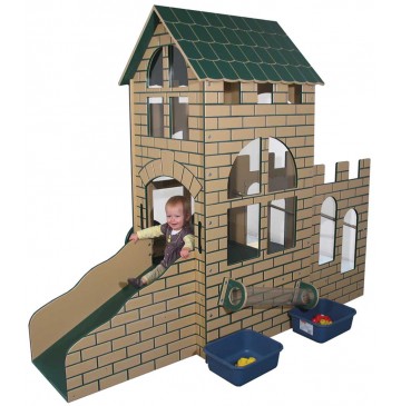 Strictly For Kids Castle Infant/Toddler Outdoor Step 'n Slide, Natural - sfpg510n_castlestepslide_1-360x365.jpg
