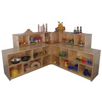 Deluxe Fold N Lock, each side is 48''w x 16''d x 24''h (front unit in picture)