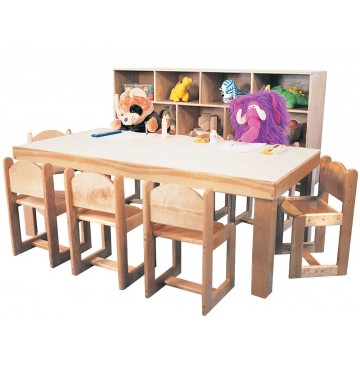 Deluxe Preschool Rect Table 30w x 48d x 21h (30 x 60 School Age table shown; Chairs not included) - sk2002sa_recttable-360x365.jpg
