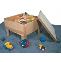 Mainstream Toddler Playtable, 24''w x 24''d x 17''h (Deluxe shown; cover not included)