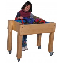 Deluxe Toddler Single Tub Sensory Table, 30''w x 26''d (Preschool shown)