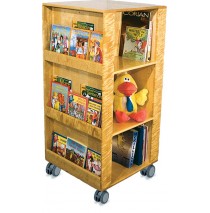 Deluxe Mobile Library Center, 24''w x 24''d x 50''h