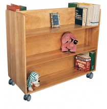 Doublefaced Book Truck, 48''w x 22''d x 42''h