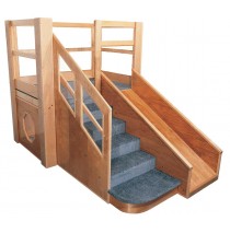 Strictly For Kids Deluxe Adventurer 5 toddler loft, 54''w x 86''d x 60''h, 28''h deck