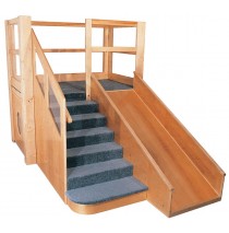 Strictly For Kids Deluxe Adventurer 10 Older Toddler Loft, 68''w x 107''d x 72''h, 35''h