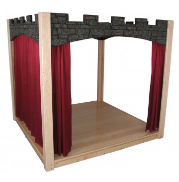Deluxe Castle Design Indoor Stage with Curtains, 96''w - sk5140c_dlxcstlstage-open-360x365.jpg