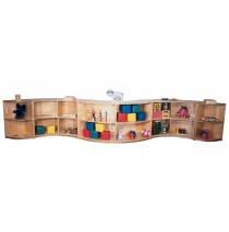 Deluxe Beachcomber 36''h Gentle Wave Set (30''h w/2 shelves shown)