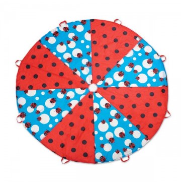 Pacific Play Tents 8 ft. Ladybug Playchute Parachute with Handles - ladybug-parachute-360x365.jpg